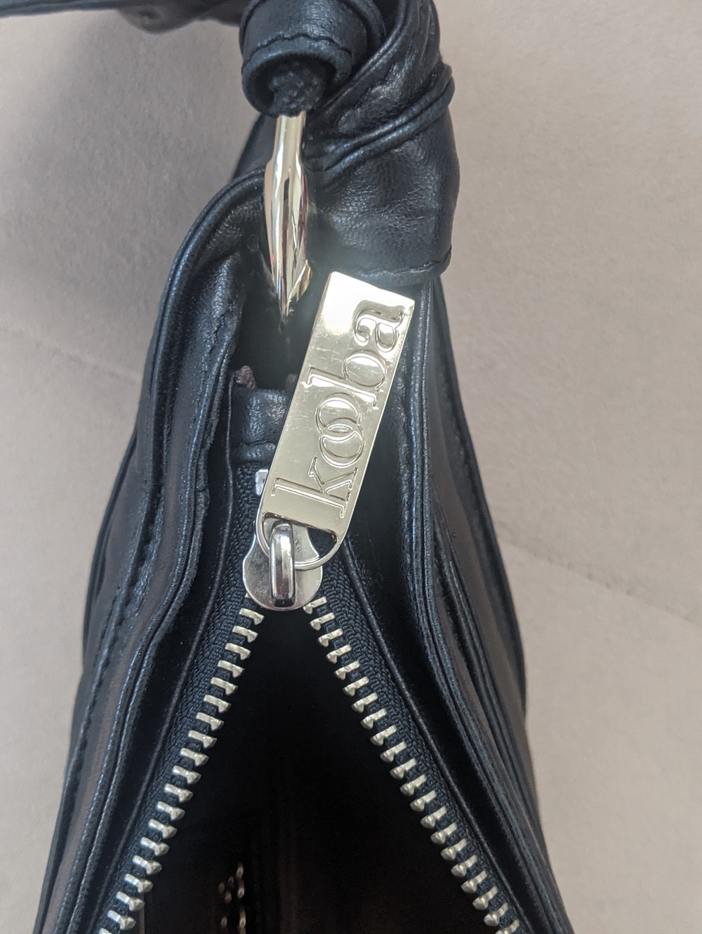 VINTAGE KOOBA Leather Cluch - Picture 5 of 8